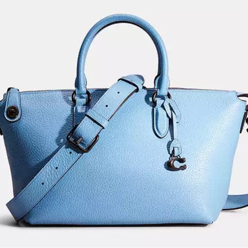 Coach Light Blue Satchel